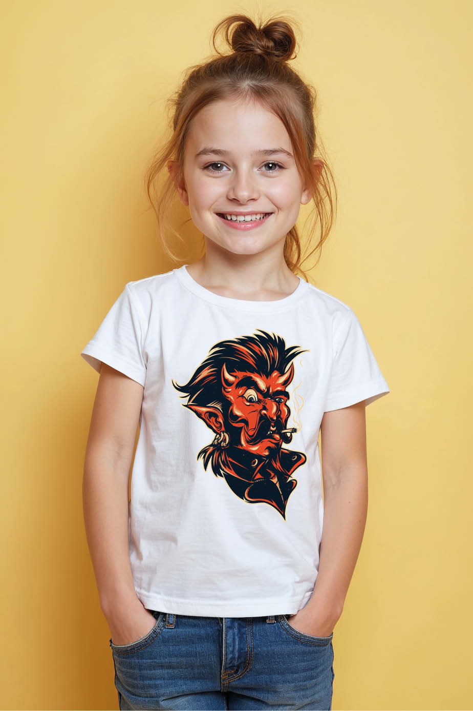 Thumbnail: Kids Graphic T-Shirt Mega Bundle: Fierce Panther Mascot, Sugar Skull & Anime