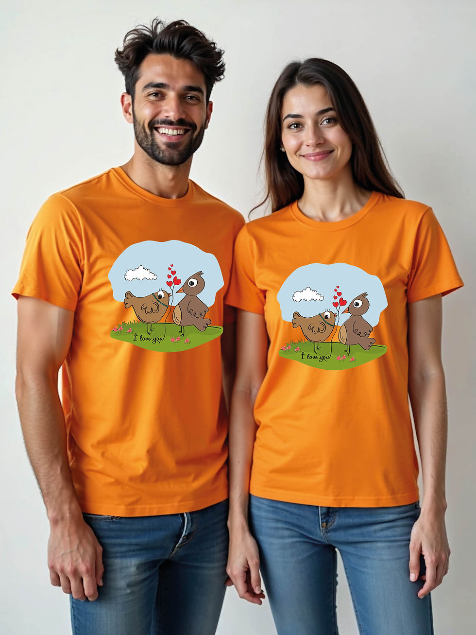 Thumbnail: Couple Goals Cartoon Couple Matching Tee Lovers Edition – Sale
