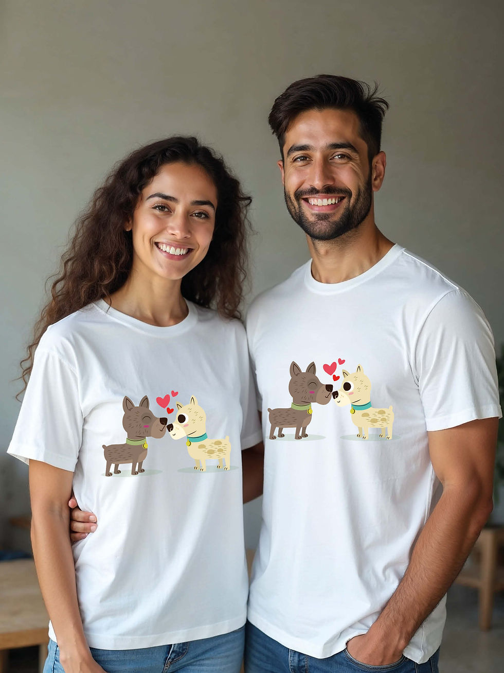 Thumbnail: Anniversary Cartoon Couple T-Shirt Lovers Edition – Hot Deal
