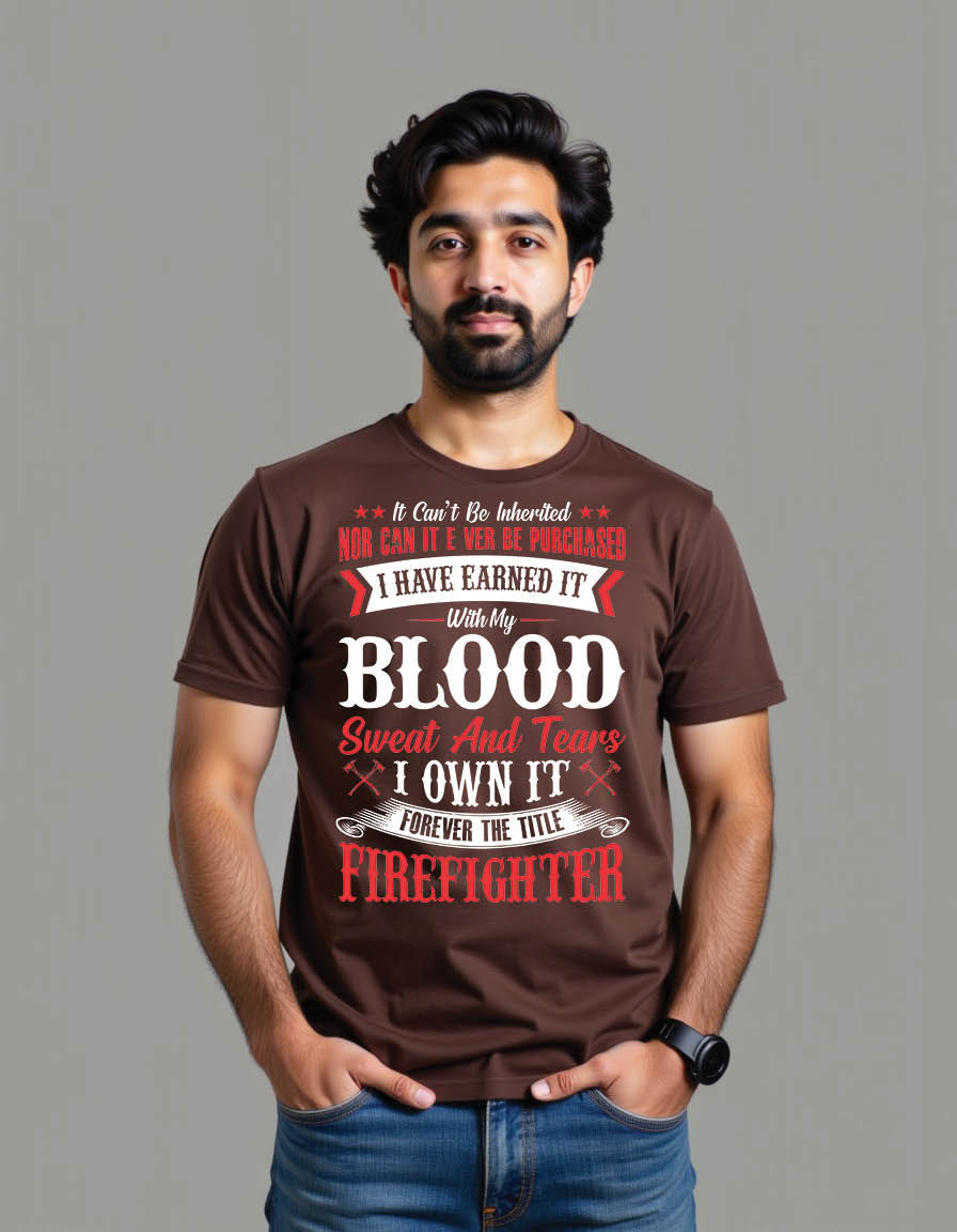 firefighter quotes mens printed graphic t shirt