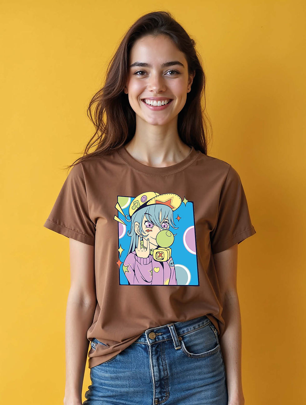 Thumbnail: etro Anime Manga Graphic Urban Women’s Quote T-Shirt – Hot Deal