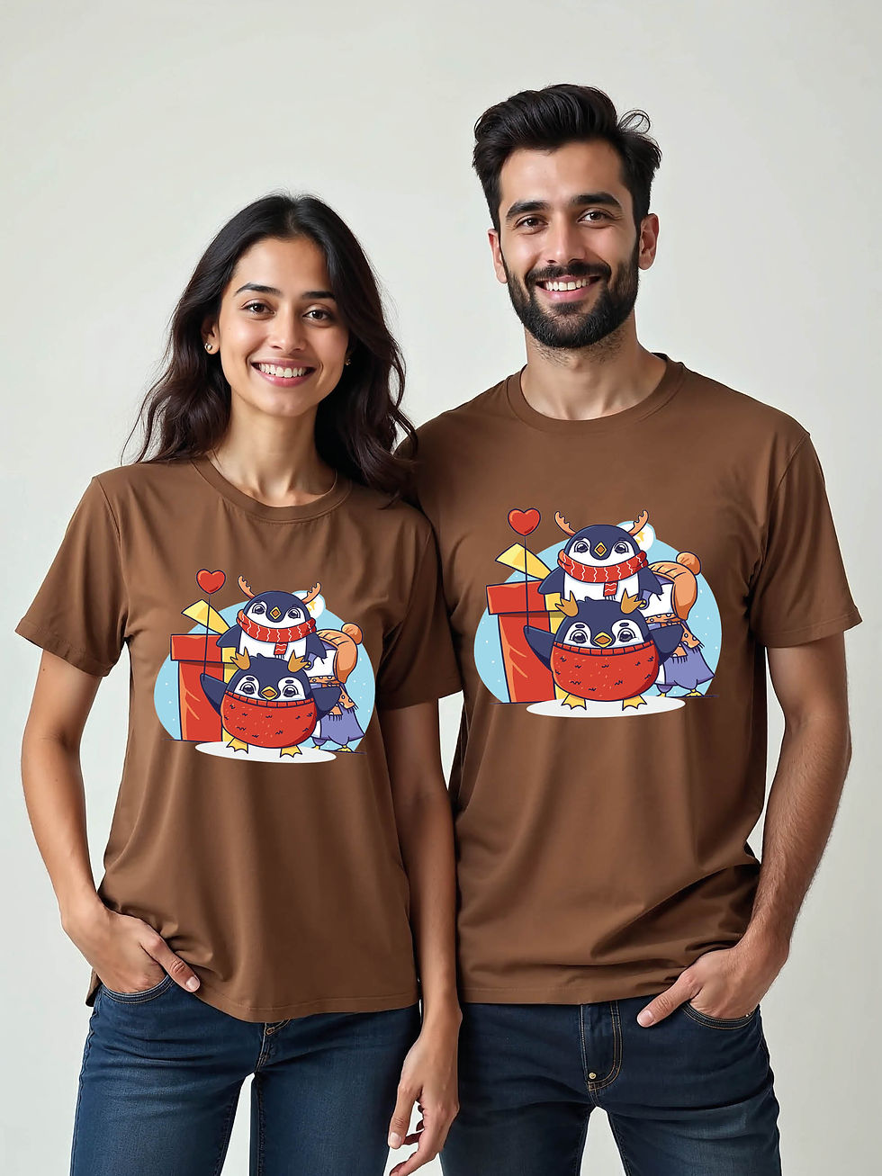Thumbnail: Matching Outfit Cartoon Couple T-Shirt Lovers Edition – Premium Quality