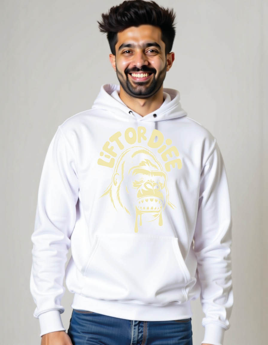 Thumbnail: lift or diee Casual Streetwear Men’s Printed Hoodie – Trendy Urban Style |