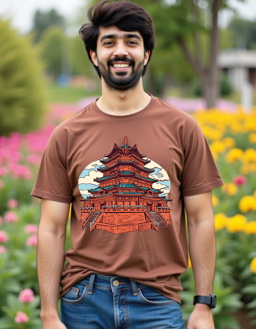 Thumbnail: castle mens printed graphic t shirt