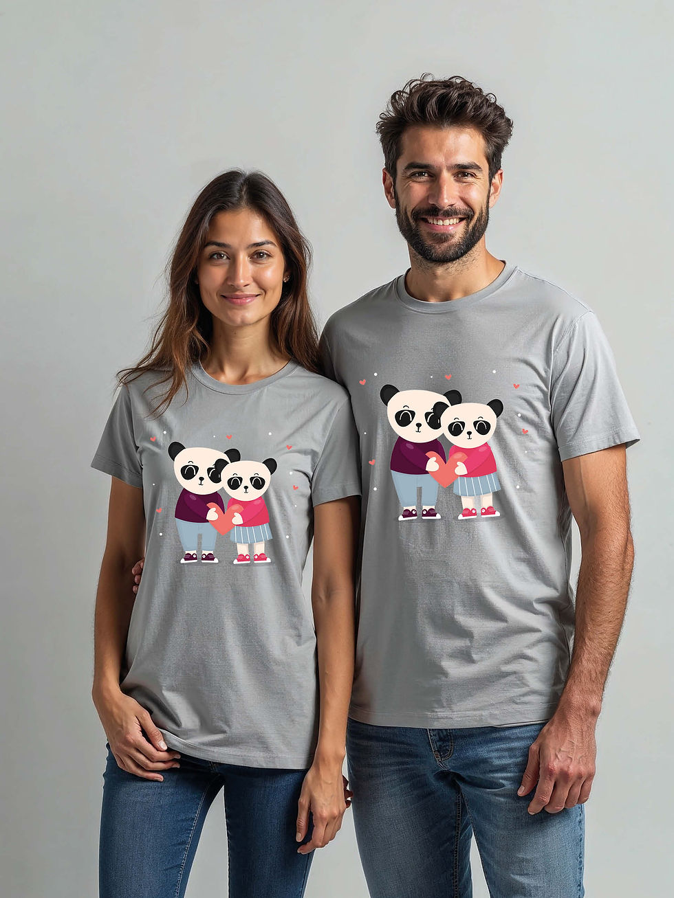 Matching Outfit Cartoon Couple Matching Tee Lovers Edition – Limited Stock