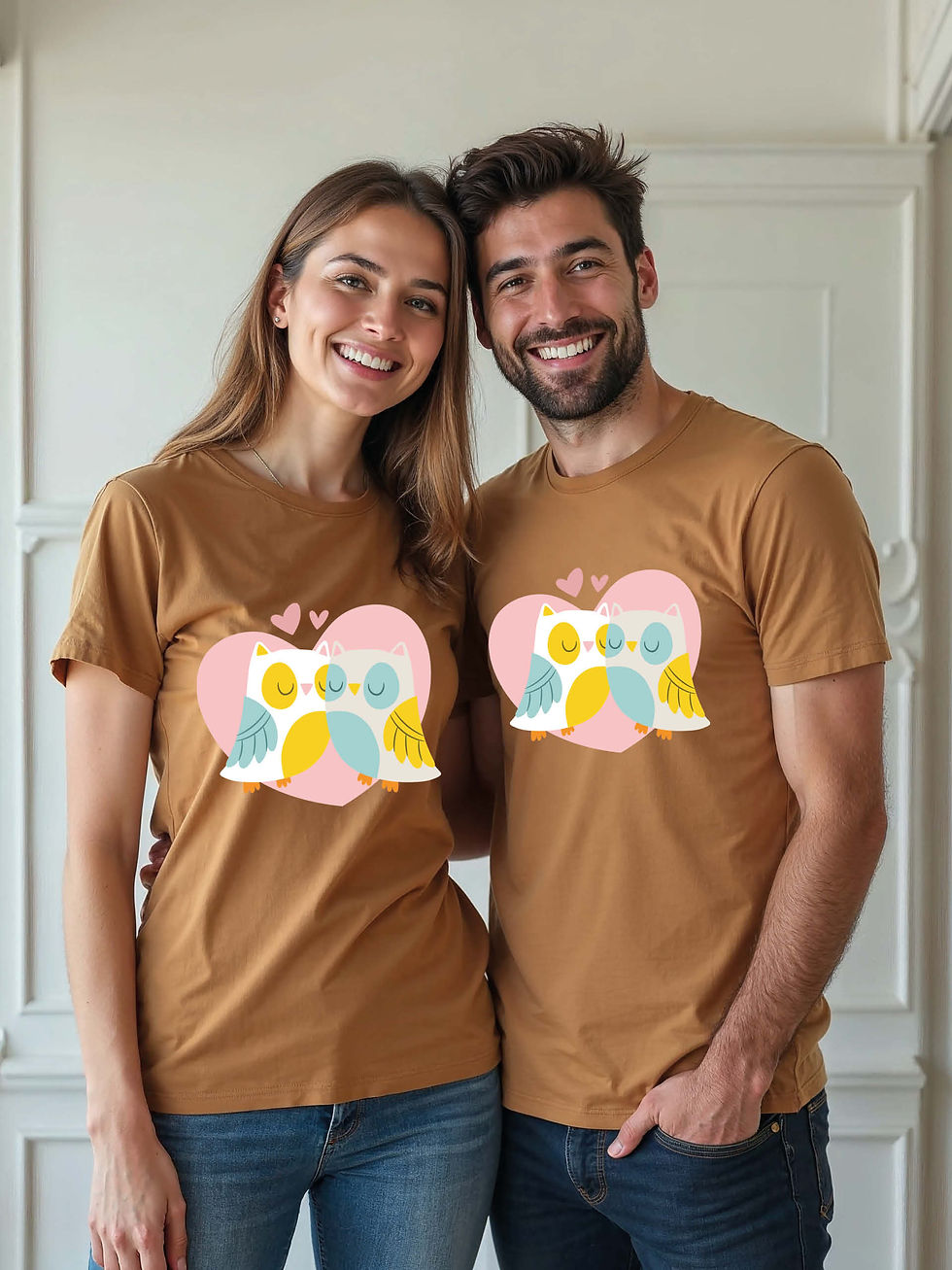 Thumbnail: Eternal Love Animal Couple Matching Tee Lovers Edition – Best