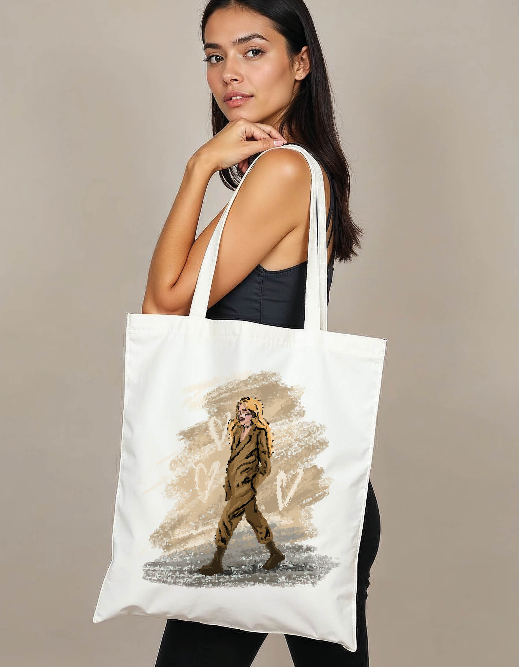 Typography Tote Printed Bag – Premium Quality Shopper Shop Now