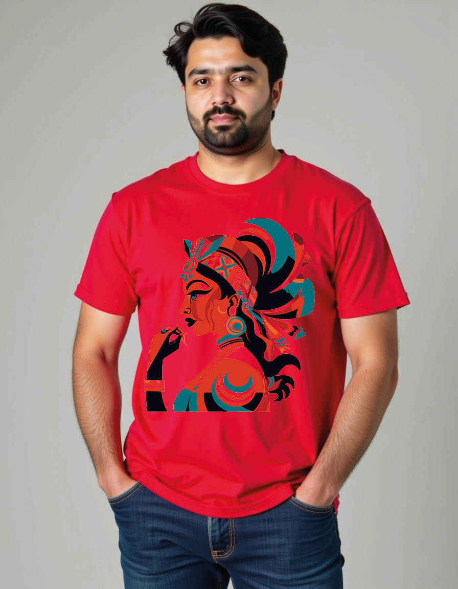 Thumbnail: dancer mens printed graphic t shirt