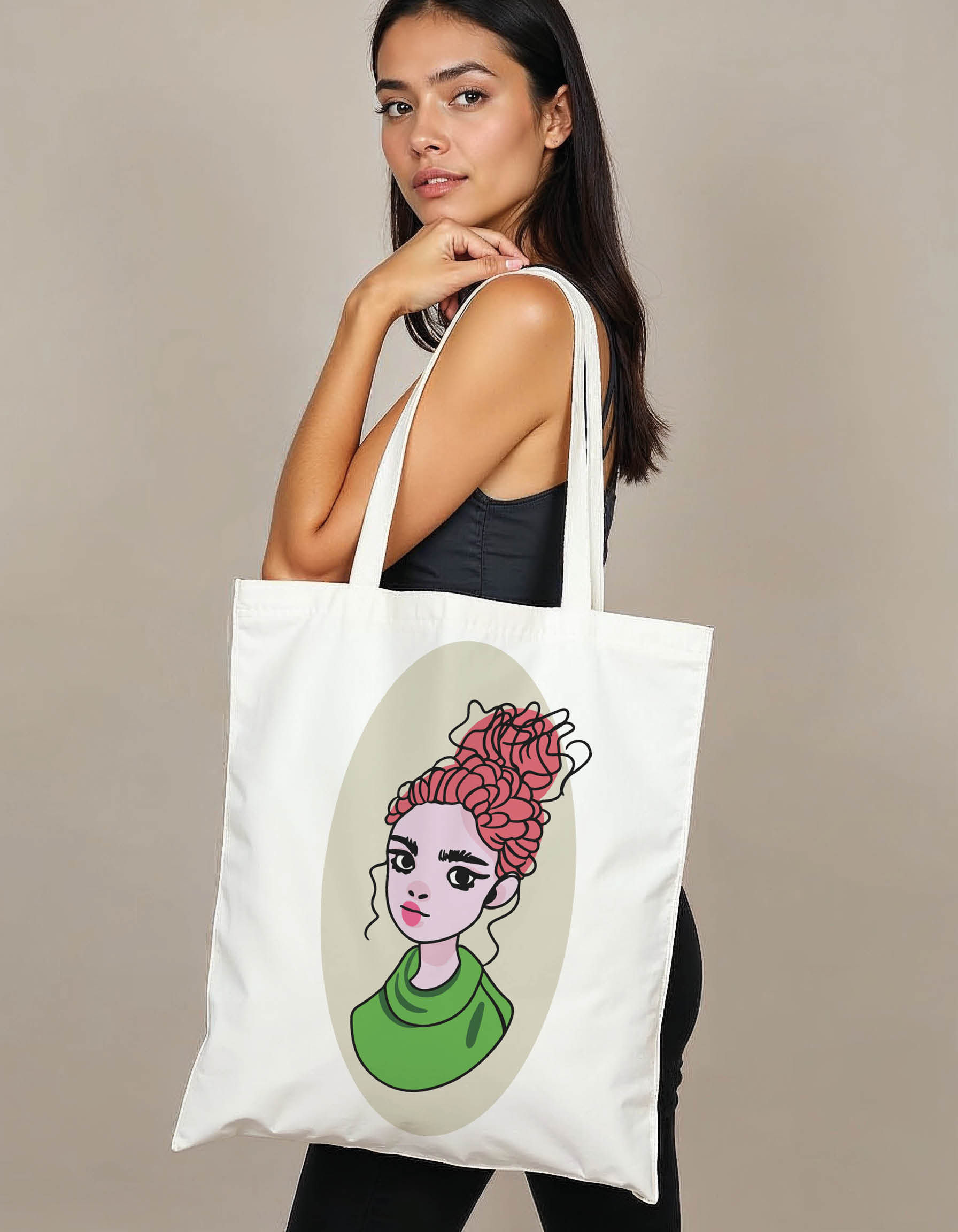 Retro Tote Printed Bag – Stylish Grocery & Shopping Bag Best Price