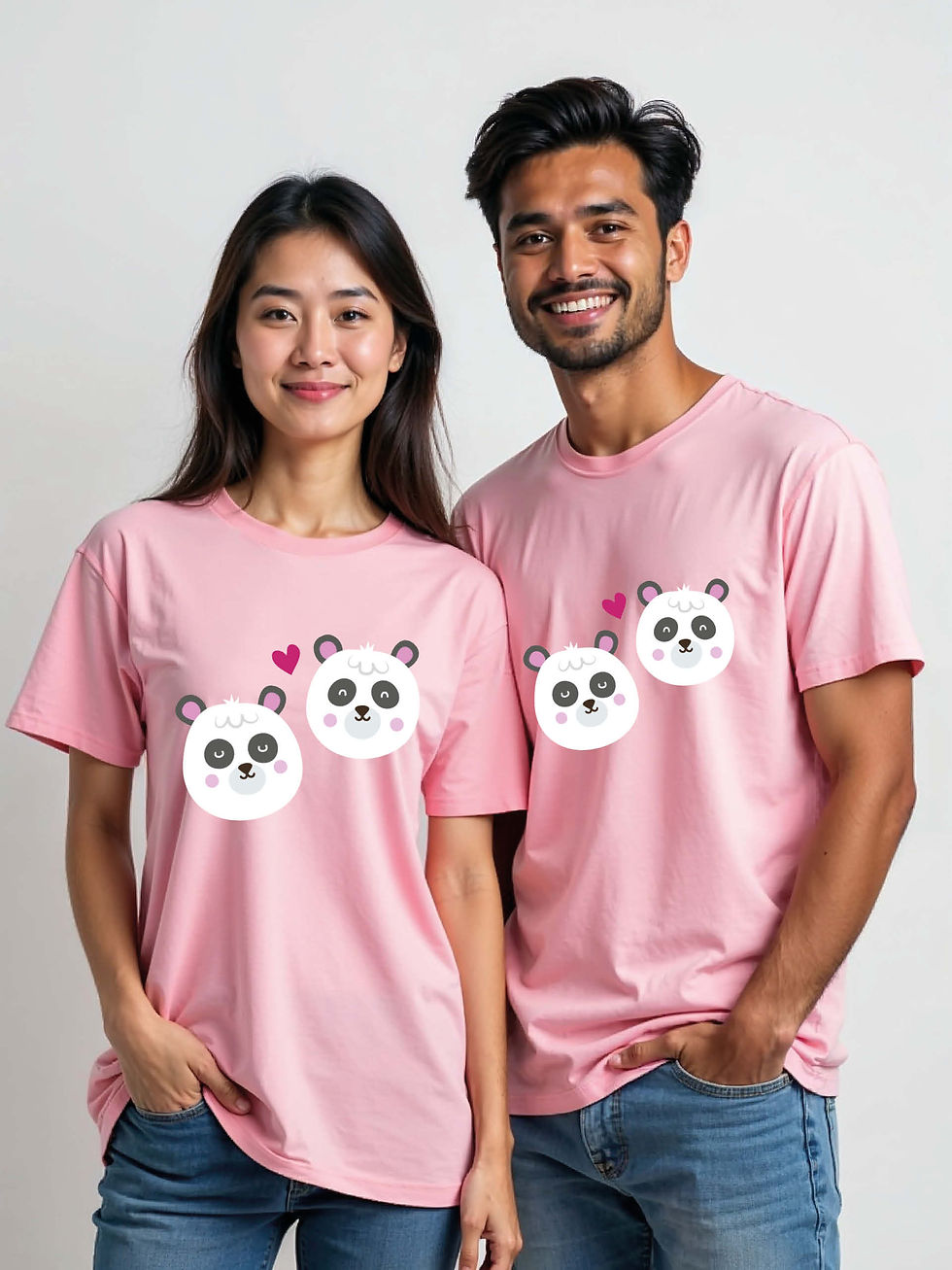 Thumbnail: Stylish Cartoon Couple Matching Tee Lovers Edition – Fast Delivery