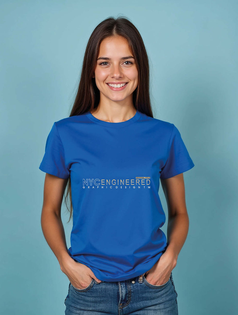 Thumbnail: original style nyc engineered graphic design tm Cool Women’s Printed T-Shirt