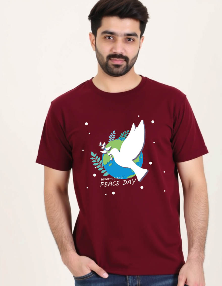 International peace day Unisex printed graphic t shirt