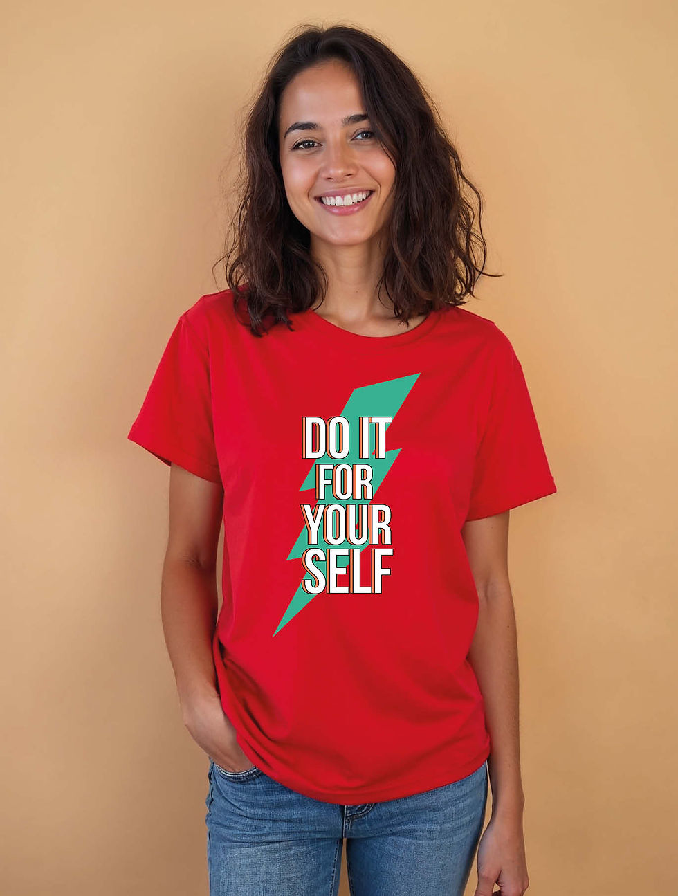 Thumbnail: do it for yourself Casual Women’s graphic T-Shirt – Shop Now
