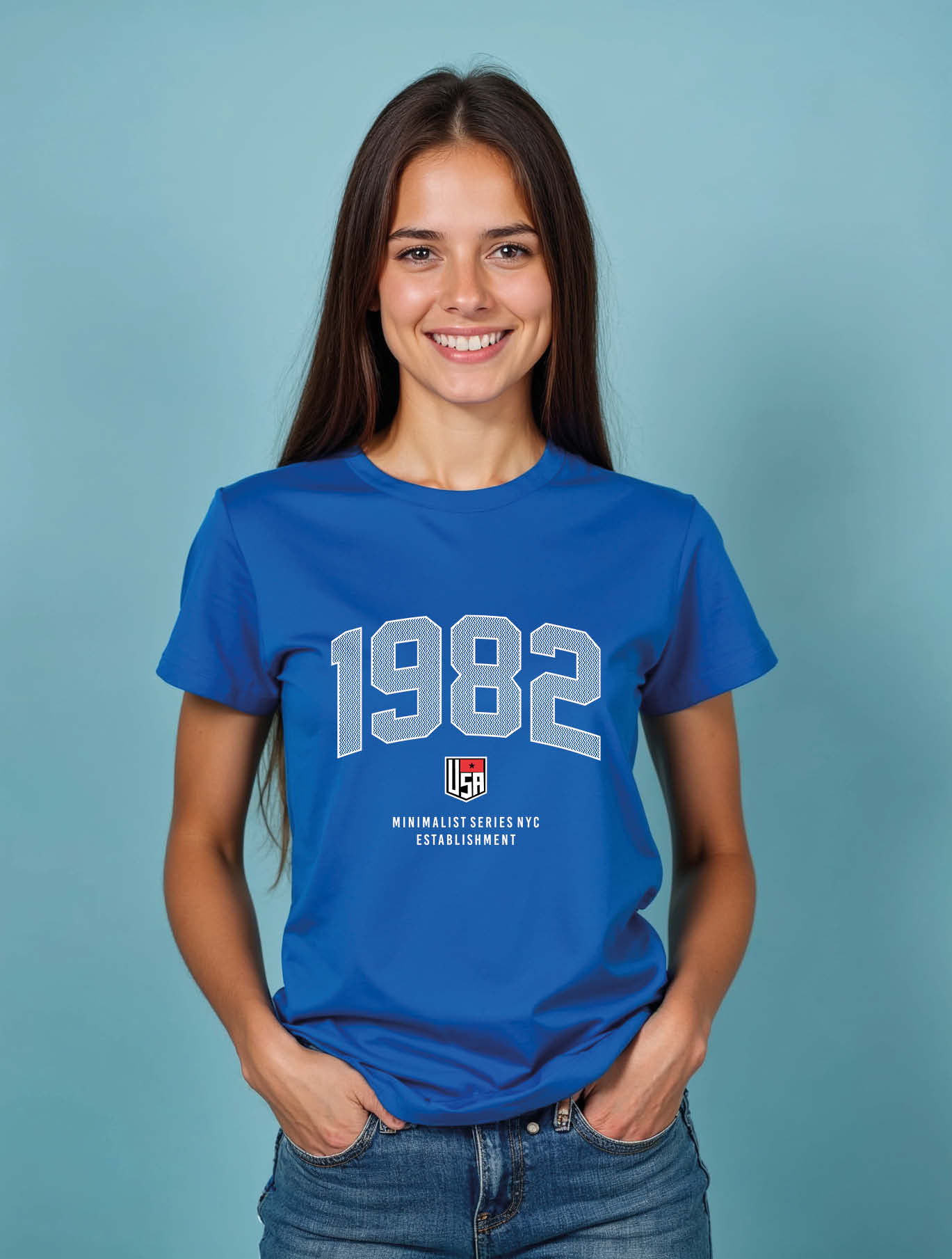 usa minimalist series nyc establishment Classic Women’s Graphic T-Shirt