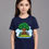 Thumbnail: girl Printed Casual Everyday T-Shirt – Ideal for Summer Season