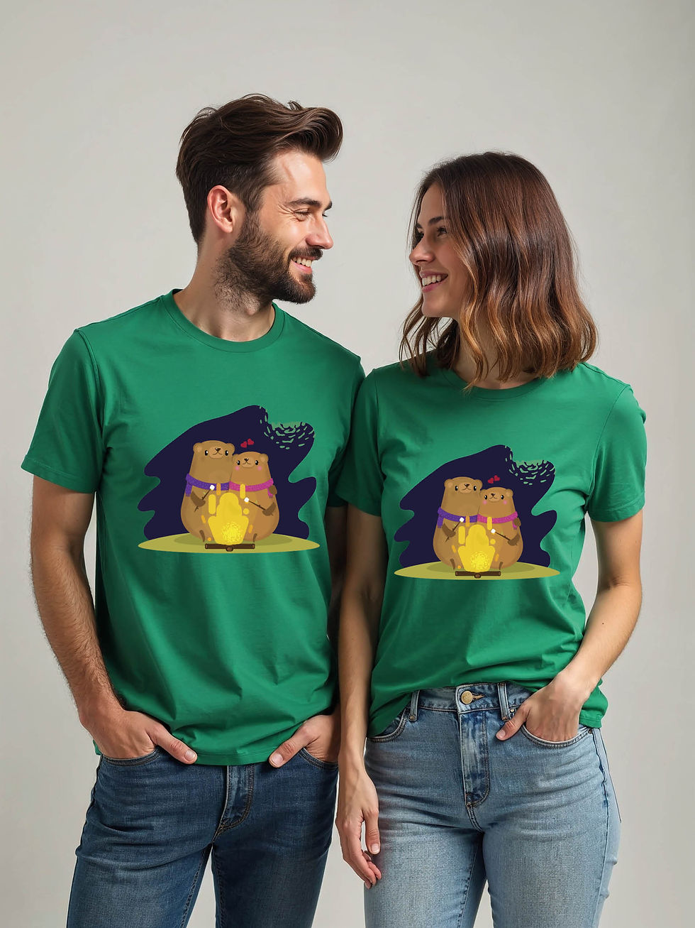 Thumbnail: Couple Goals Cartoon Couple Matching Tee Lovers Edition – Best Price