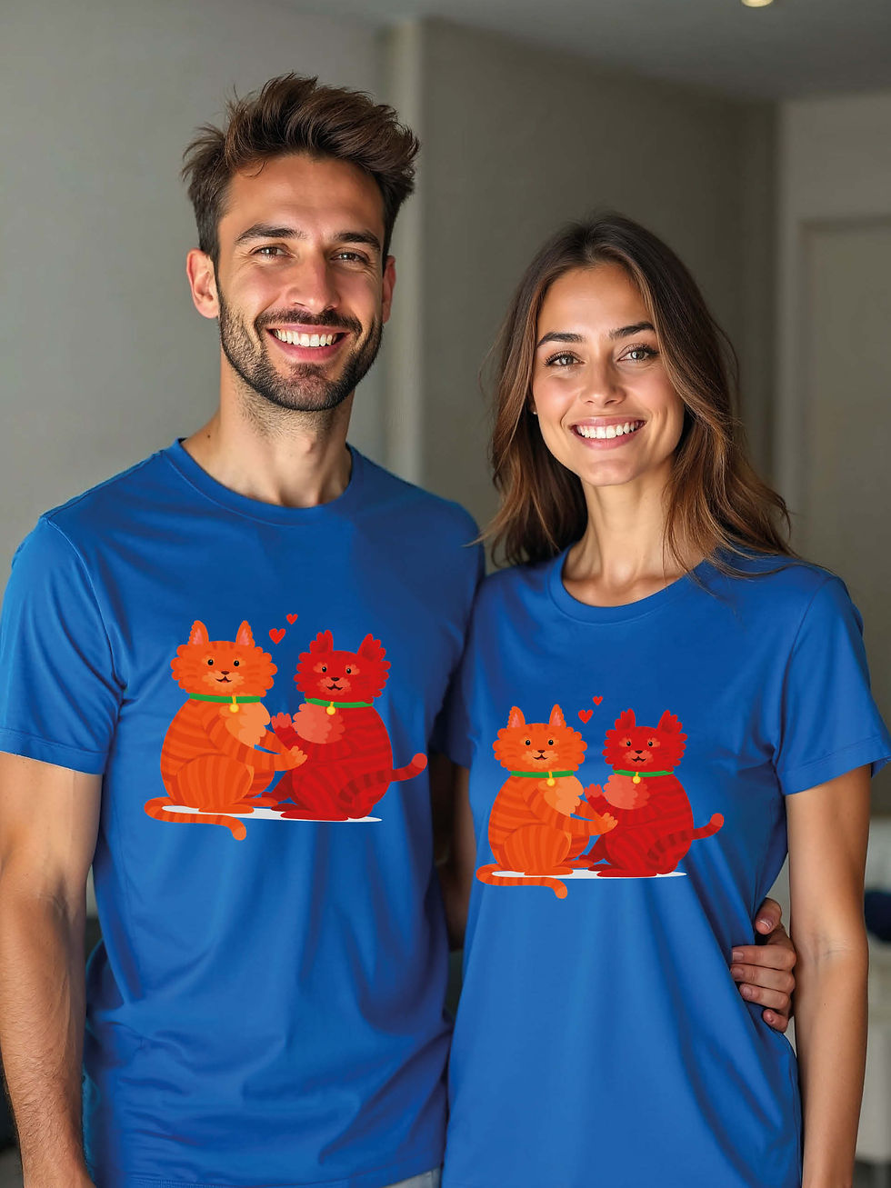 Thumbnail: Matching Outfit Animal Couple Matching Tee Lovers Edition