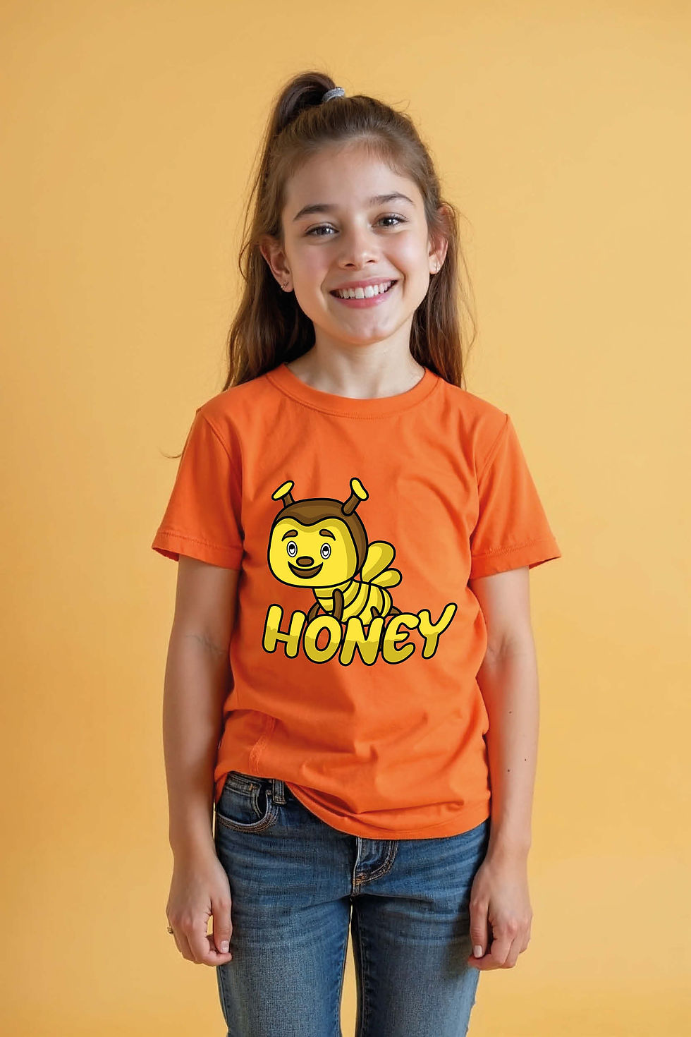 Thumbnail: honey Fashion Kids Printed T-Shirt – Design Print Design for Boys & Girls | New