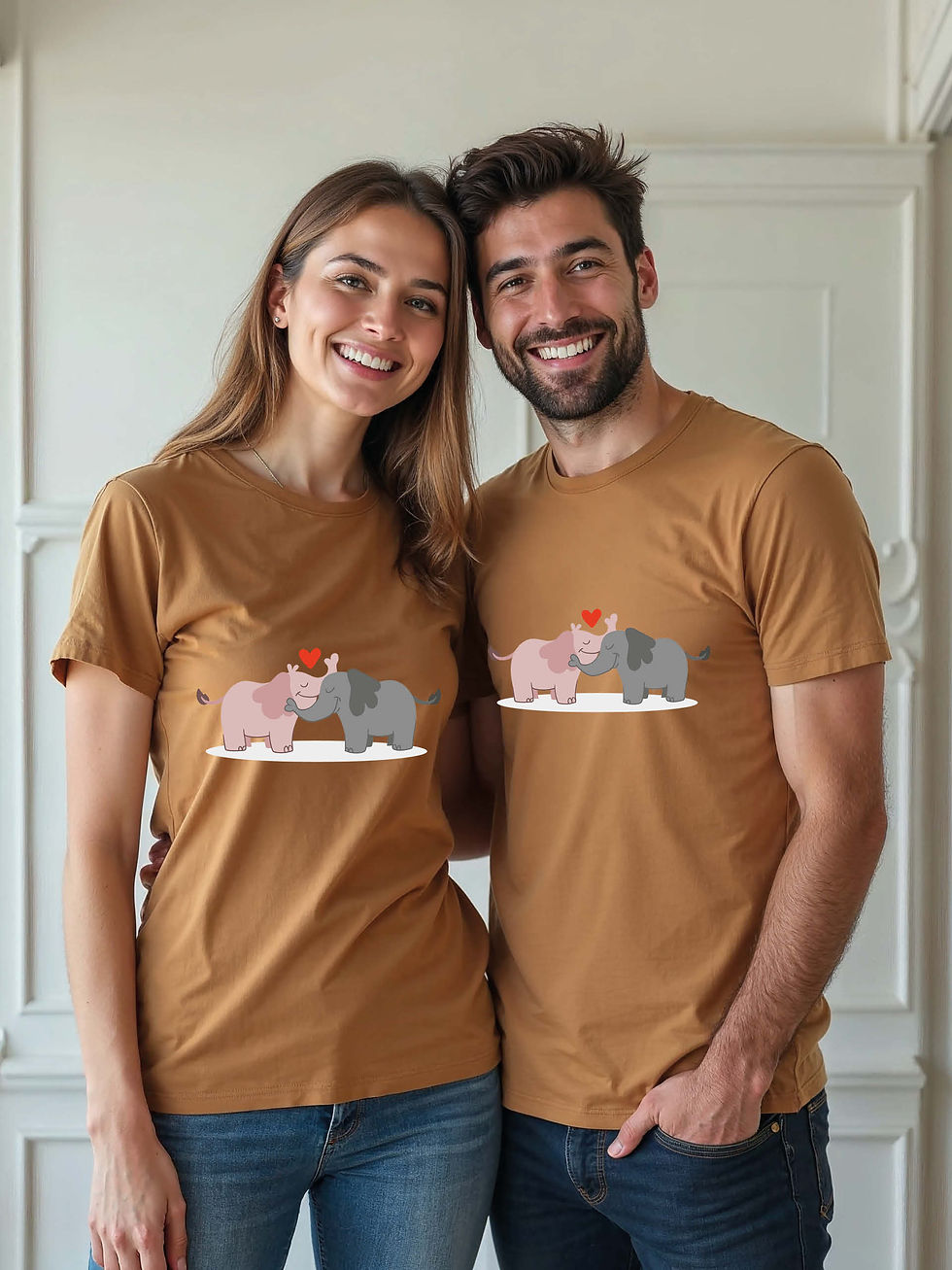 Thumbnail: Valentine’s Animal Couple Matching Tee Lovers Edition – Limited