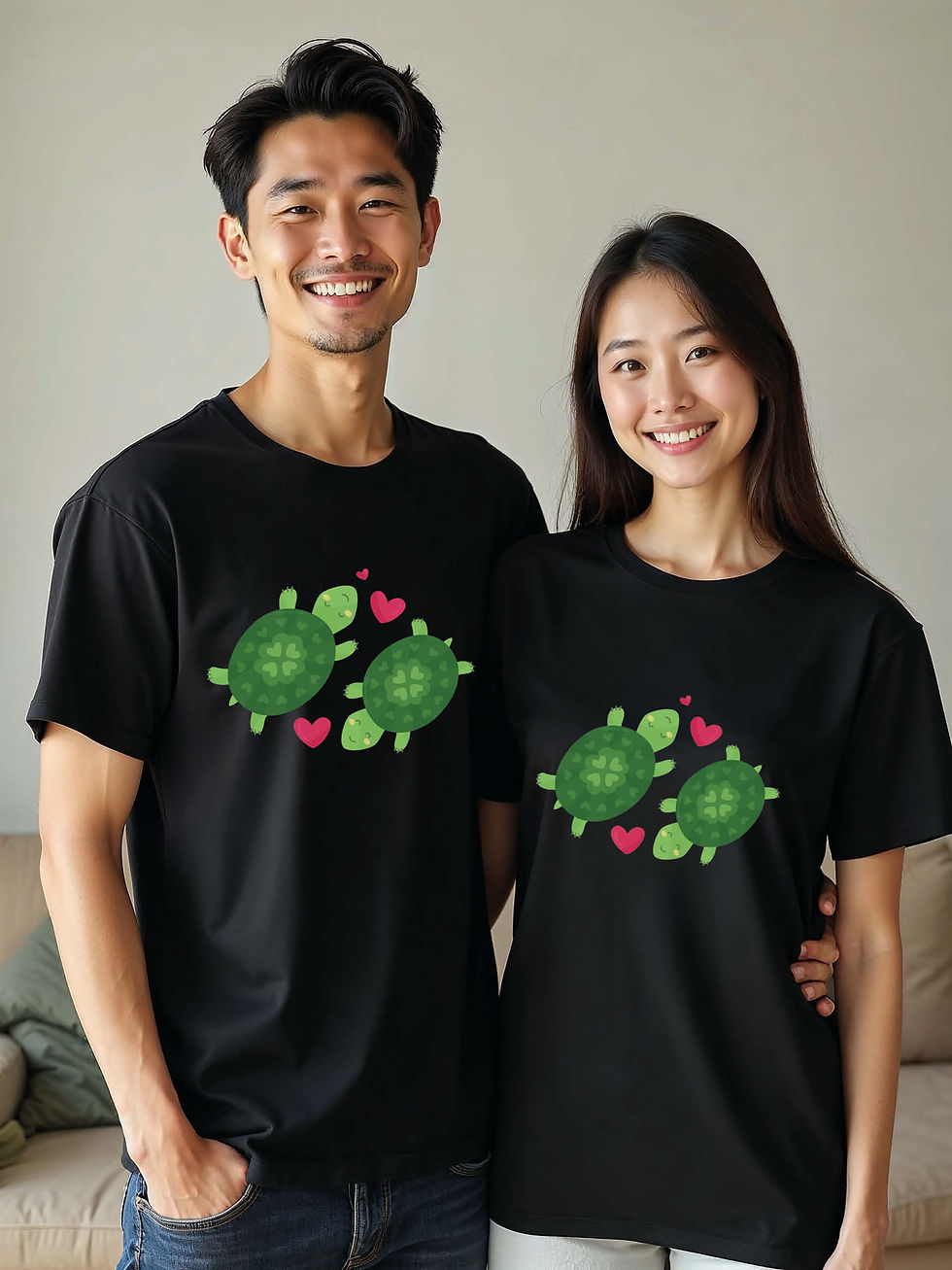 Thumbnail: Anniversary Animal Couple Matching Tee Lovers Edition – Sale