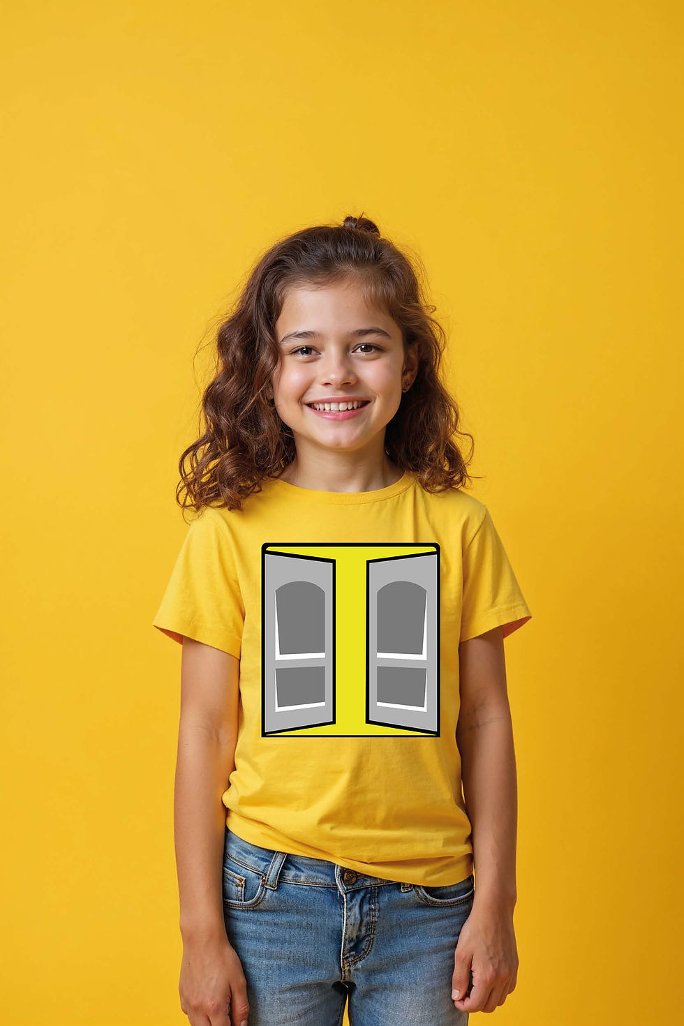 Thumbnail: Cartoon Subway Doors Fashion Printed T-Shirt for Boys & Girls – Superher