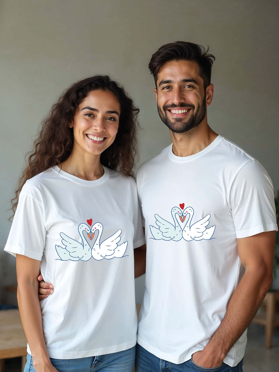 Thumbnail: Forever Love Animal Couple Matching Tee Lovers Edition – Fast