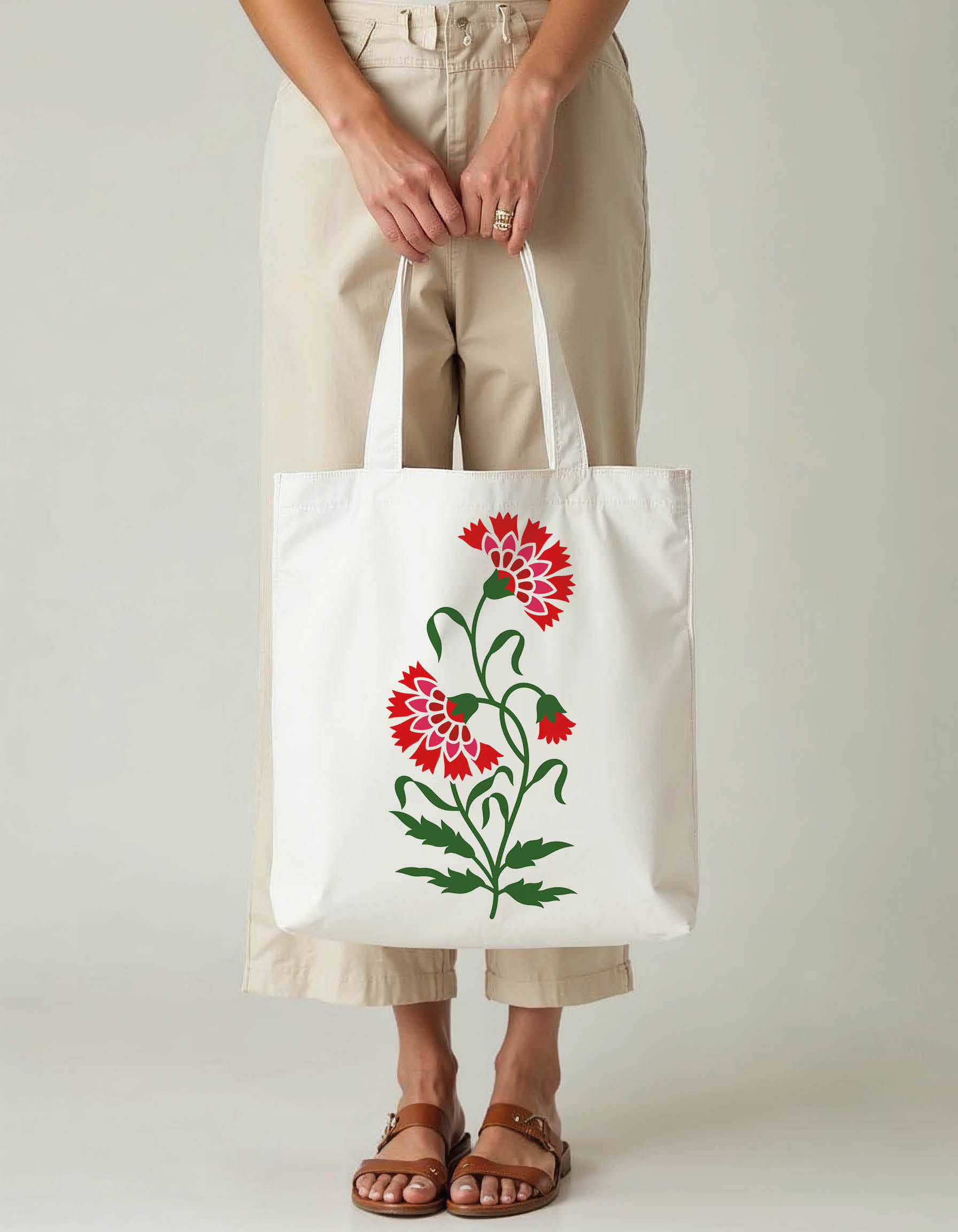 Reusable Grocery Tote Printed Bag – Stylish Grocery & Shopping Bag Low Price Off