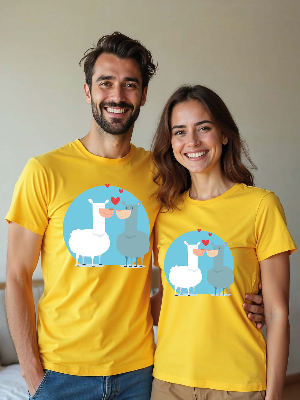 Thumbnail: Couple Goals Animal Couple Matching Tee Lovers Edition – Shop