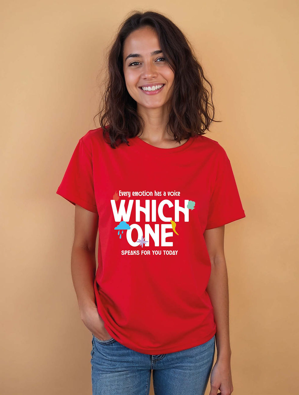 Thumbnail: every emotion has a voice which one speaks for you today Casual Women t shirt
