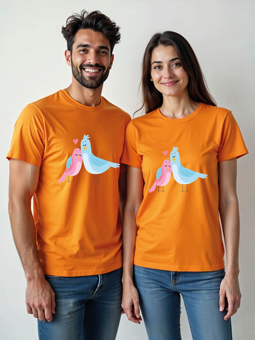 Thumbnail: Valentine’s Cartoon Couple T-Shirt Lovers Edition – Buy Now