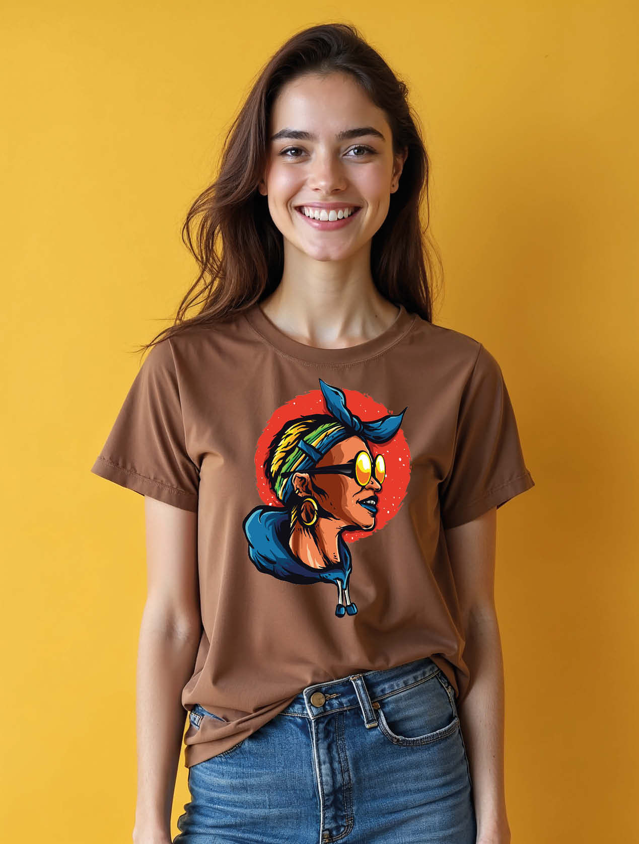 Bandana Style Classic Women’s Printed Graphic T-Shirt – Discount Offer