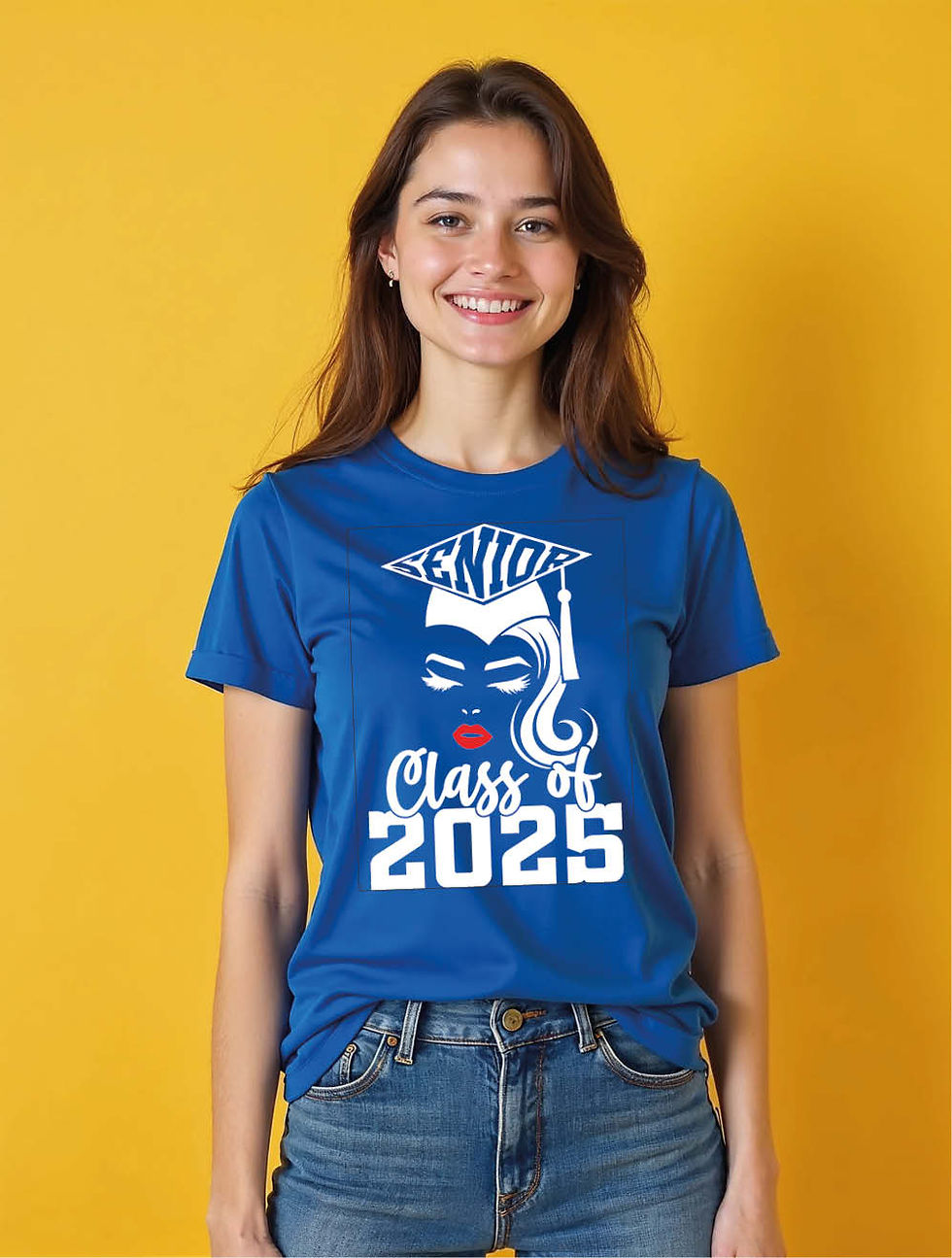 Thumbnail: Class of Trendy Women’s Quote printed T-Shirt – Hot Deal
