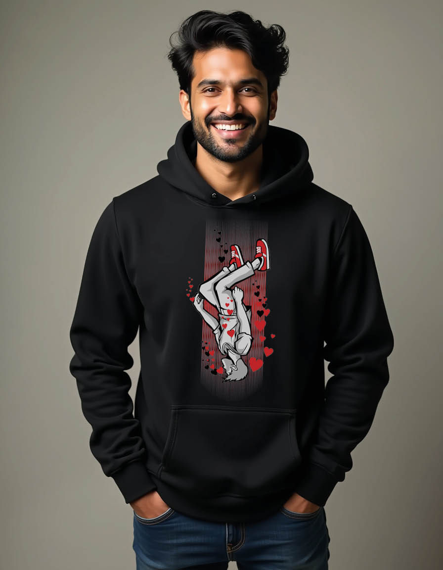 Thumbnail: Trendy Streetwear Men’s Printed Hoodie – Cool Printed Outfit | Big Sale