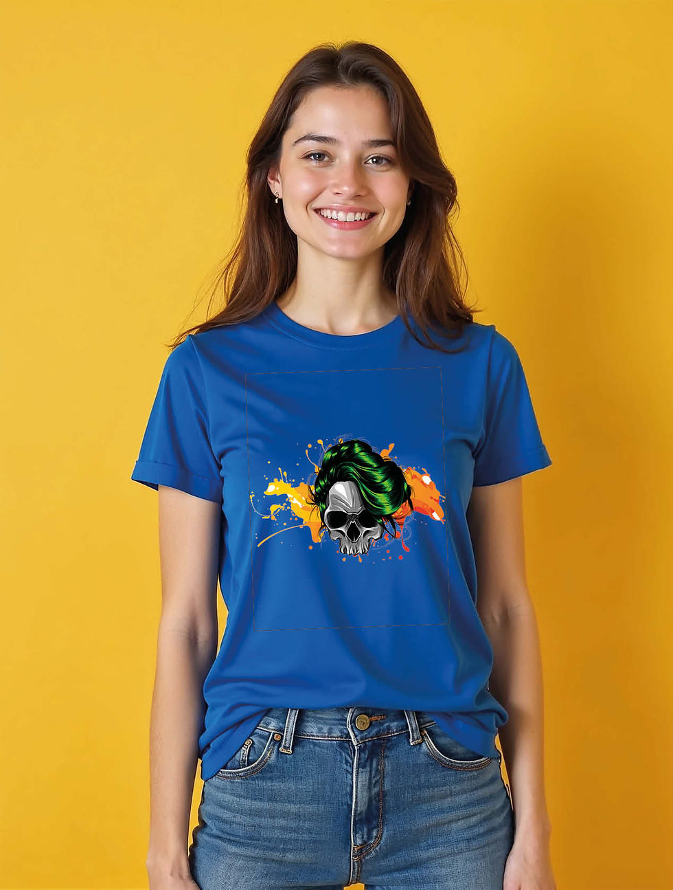 Thumbnail: Rasta Reaper Urban Women’s Printed Graphic Streetwear T-Shirt – Premium Quality