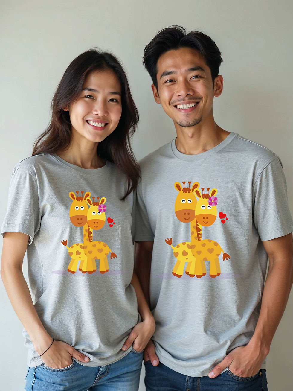 Thumbnail: Eternal Love Animal Couple Matching Tee Lovers Edition – Sale