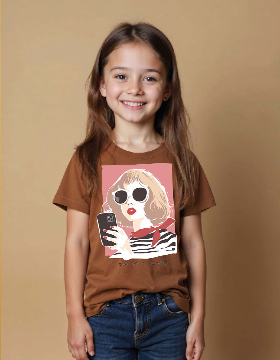 Thumbnail: Selfi Queen Printed T-Shirt for All age