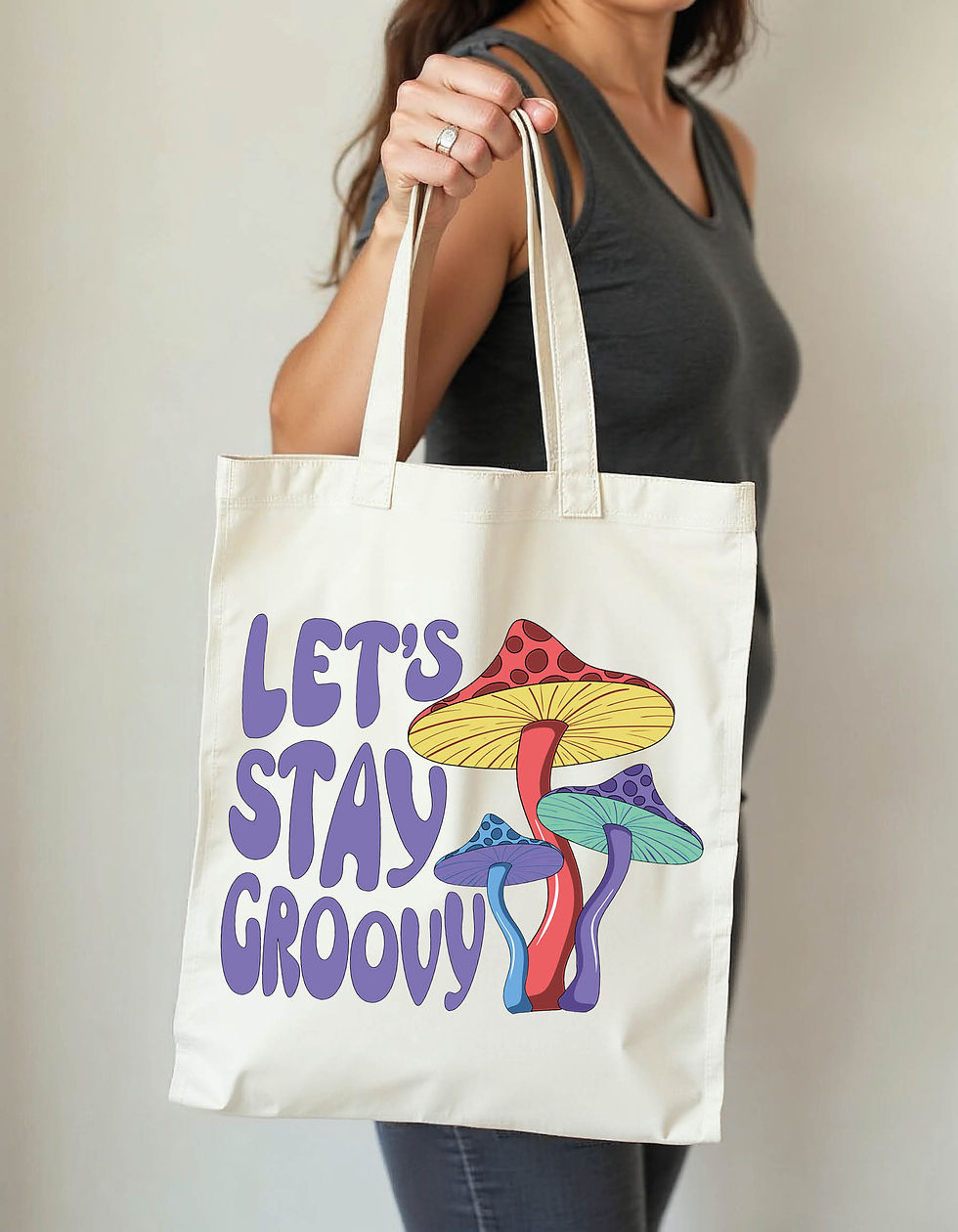 Positive Vibes Tote Printed Bag – Perfect Gift Idea Fast Delivery