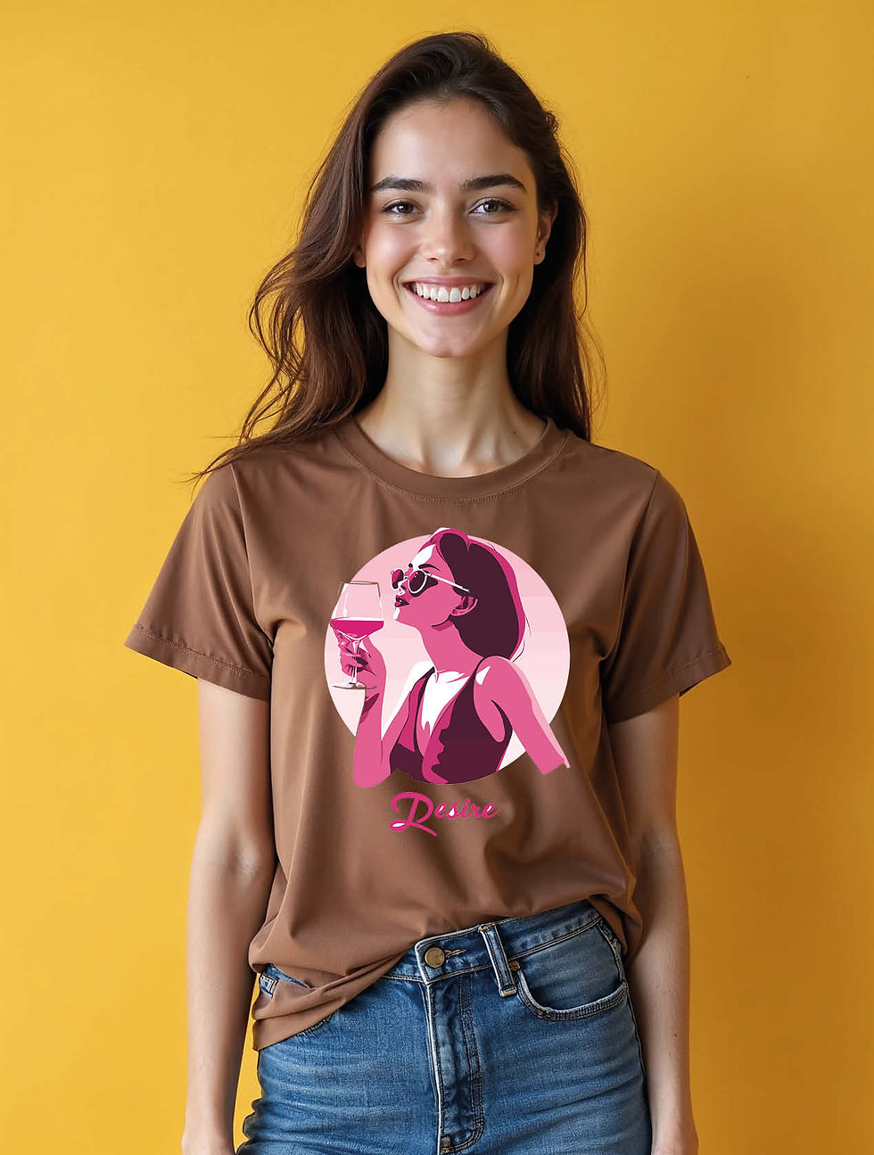 Thumbnail: desire Trendy Women’s Printed Graphic Streetwear T-Shirt – Shop Now