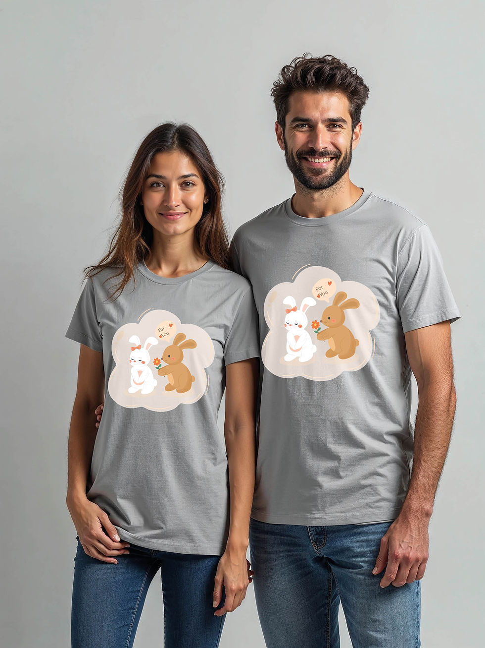 Soulmates Cartoon Couple T-Shirt Lovers Edition – Buy Now