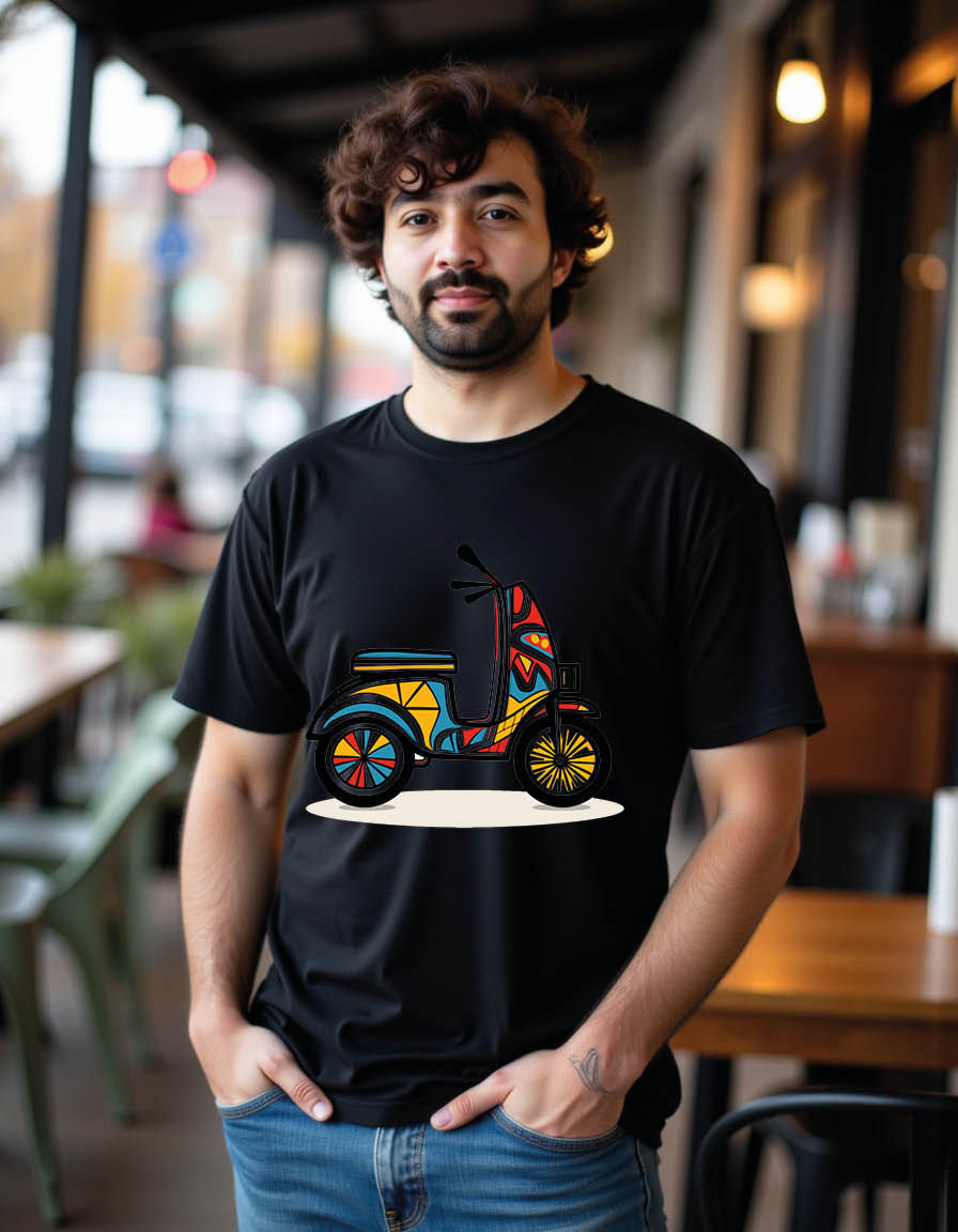 Thumbnail: rickshaw mens printed graphic t shirt