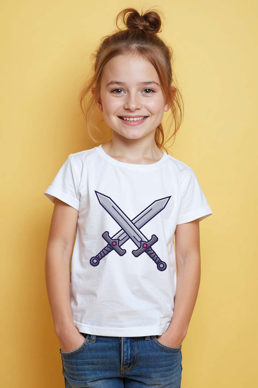 Thumbnail: Flying Mammoth with Pilot Helmet Kids T-Shirt Stylish Cool  Kids T-Shirt