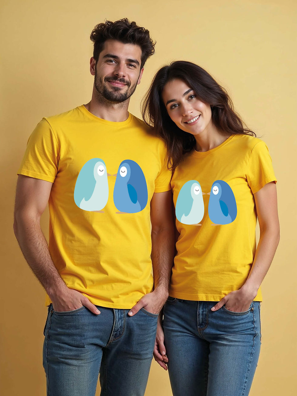Thumbnail: Forever Love Cartoon Couple T-Shirt Lovers Edition – Premium Quality