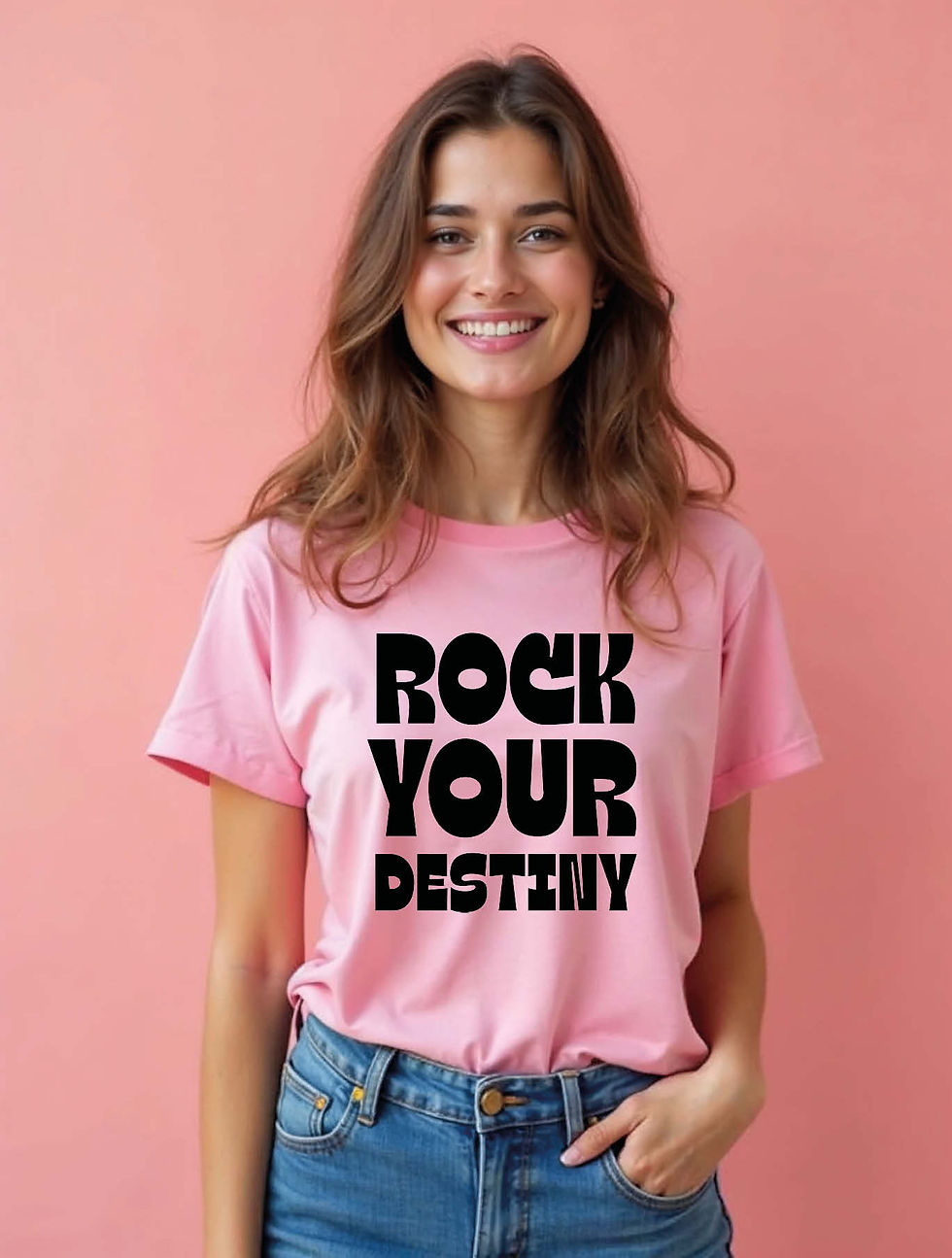 Thumbnail: rock your destiny Casual Women’s stylish printed graphic T-Shirt best price