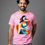 Thumbnail: woman mens printed graphic t shirt