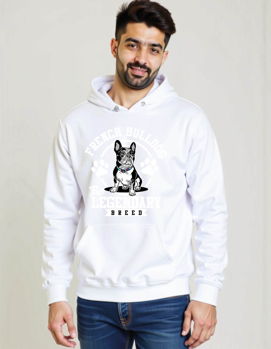 Thumbnail: frence bulldog legendary Urban Fashion Streetwear Hoodie – Limited Edition