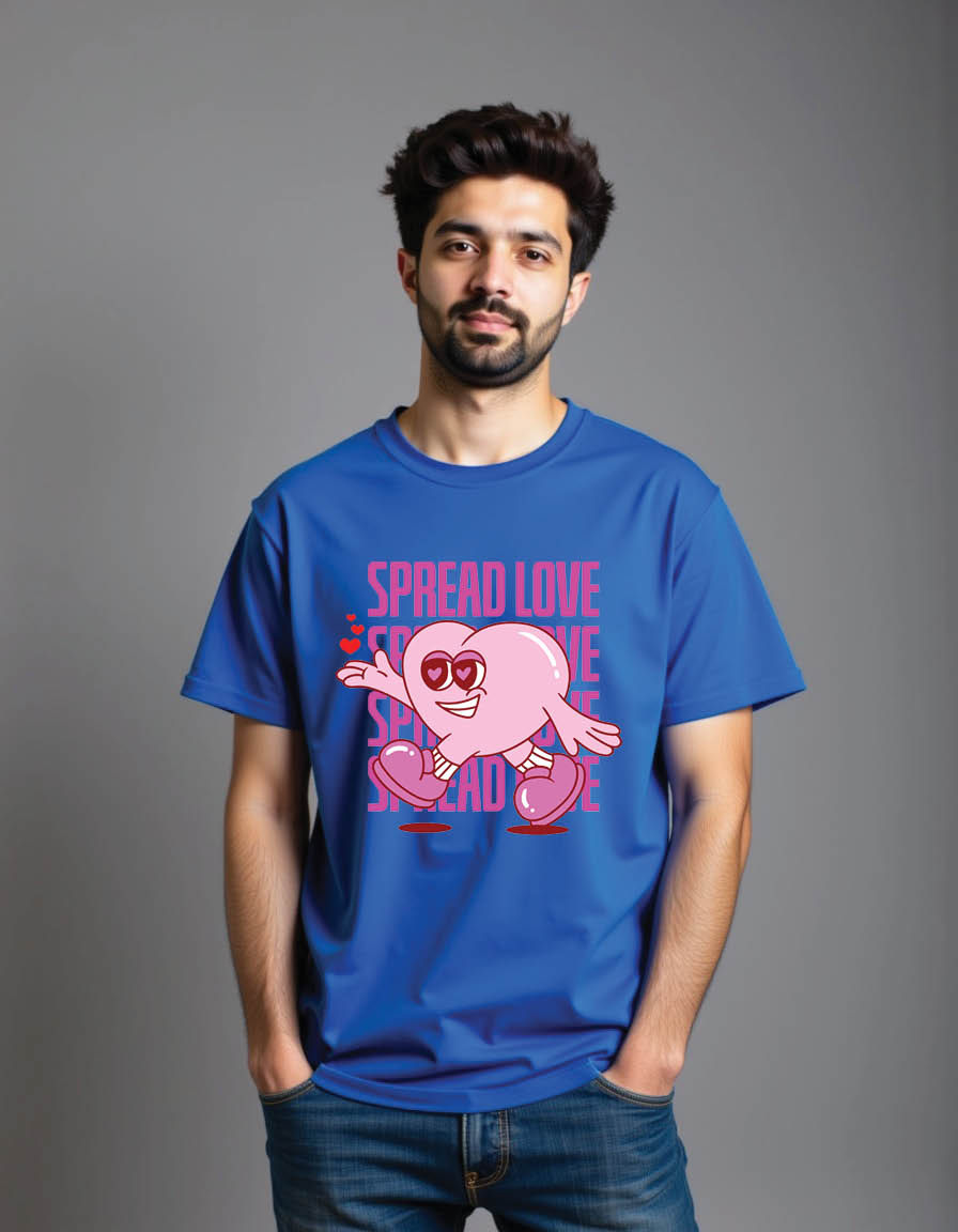 groovy valentine character mens printed graphic t shirts