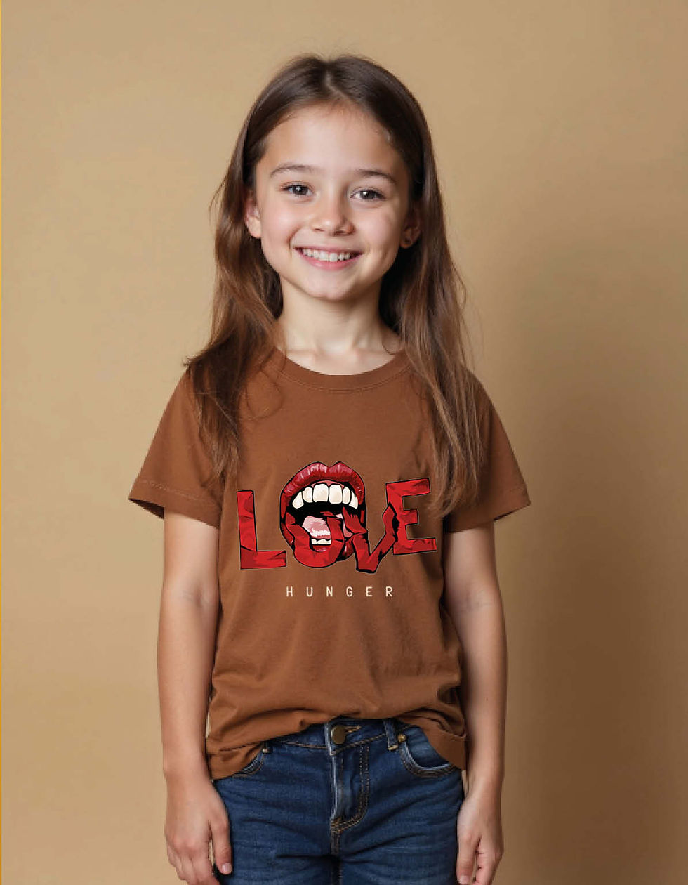 Thumbnail: Love Printed T-Shirt for All age