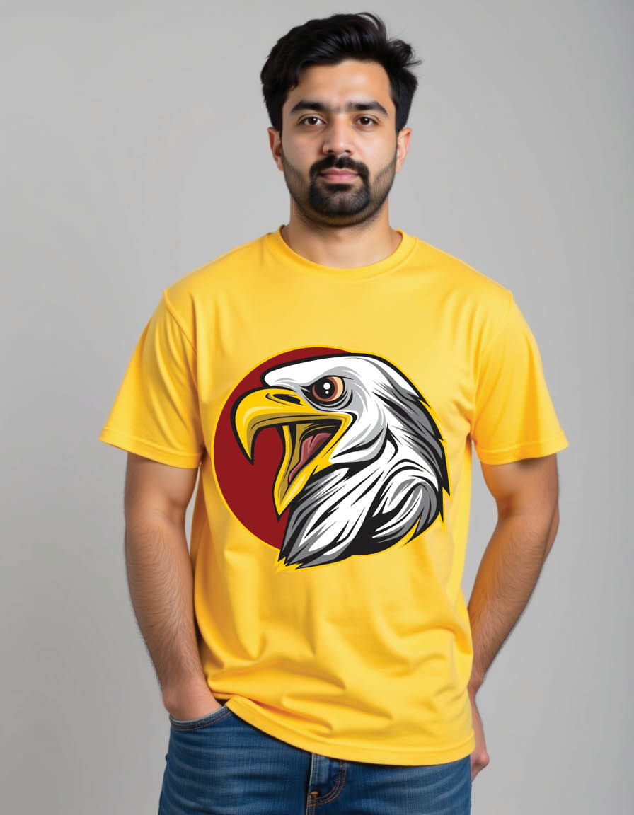 Thumbnail: eagle mens printed graphic t shirt