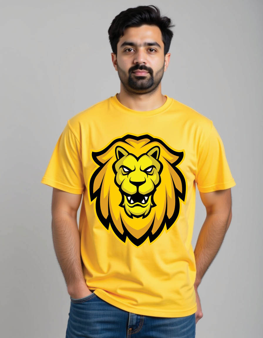 Thumbnail: lion esport mens printed graphic t shirt