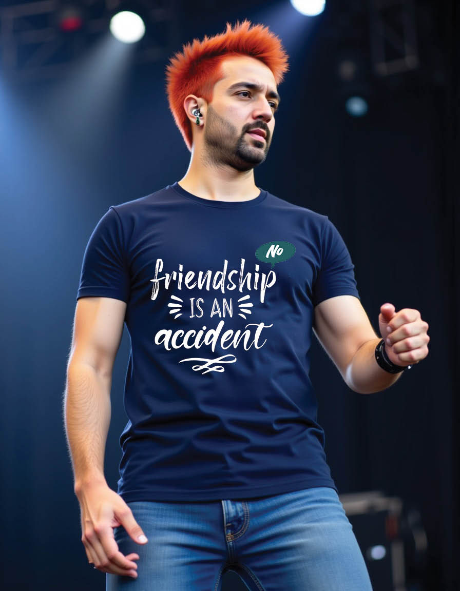 Thumbnail: friendship day special mens printed graphic t shirts